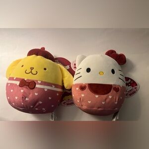 Squishmallows Sanrio 8-Inch Duo Pack - Hello Kitty + Pompompurin BRAND NEW!